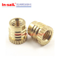 OEM/ODM Fasteners Knurled Threaded Brass Insert Nut